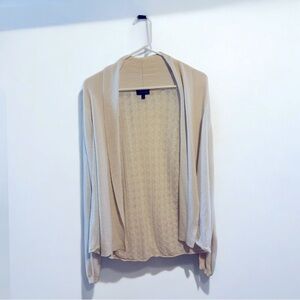 The Limited off white Cardigan with Lace Back